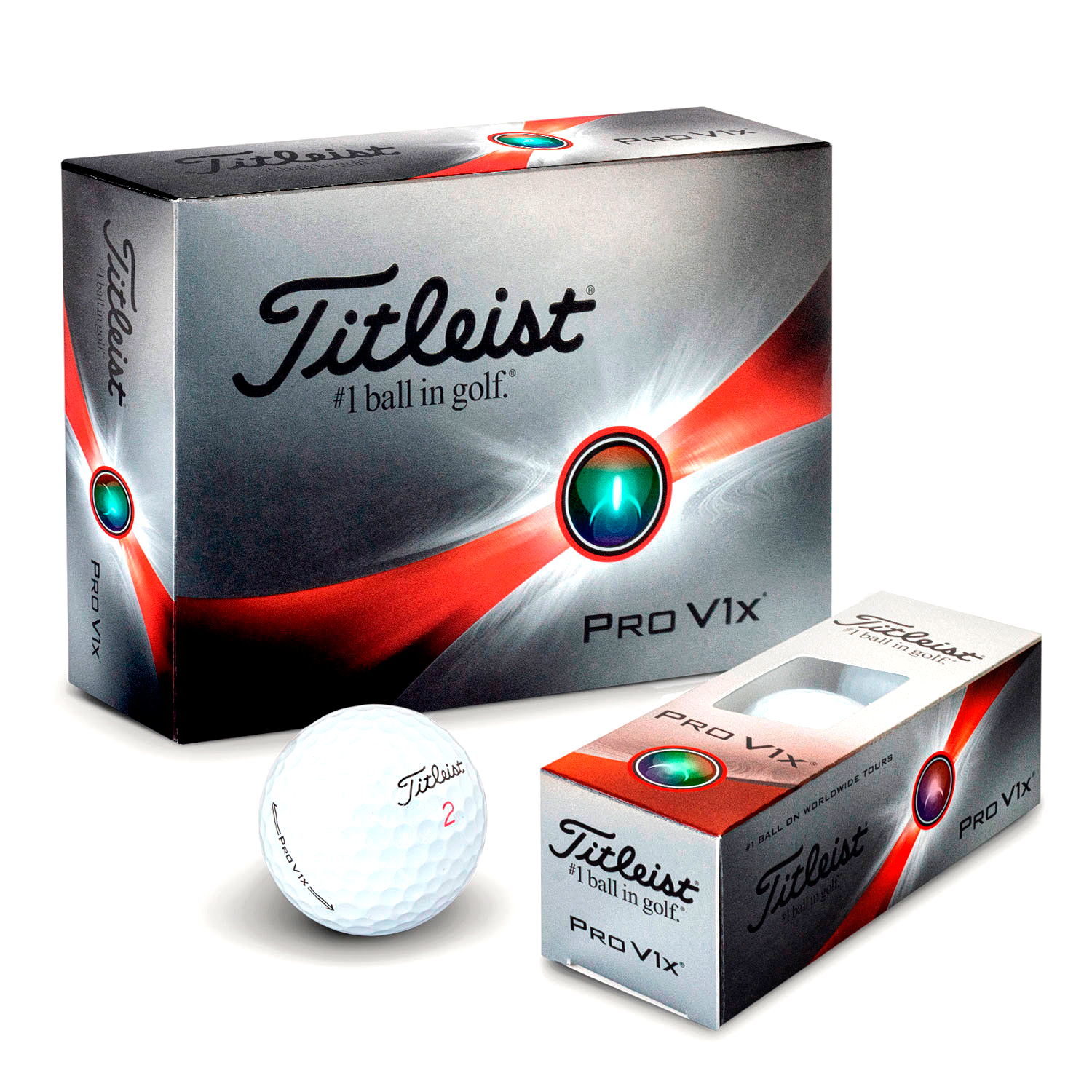 Caixa de Bola Prov1x Titleist c/12