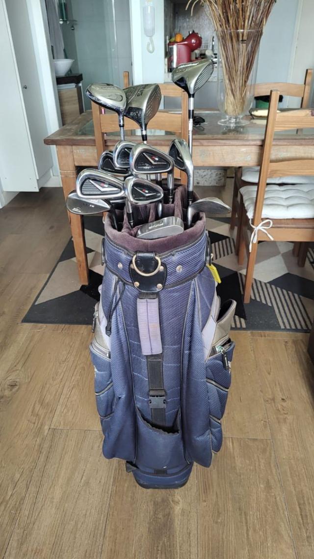 Conjunto de golfe: 13 tacos + bolsa | PING, Cleveland e R9, foto do vendedor