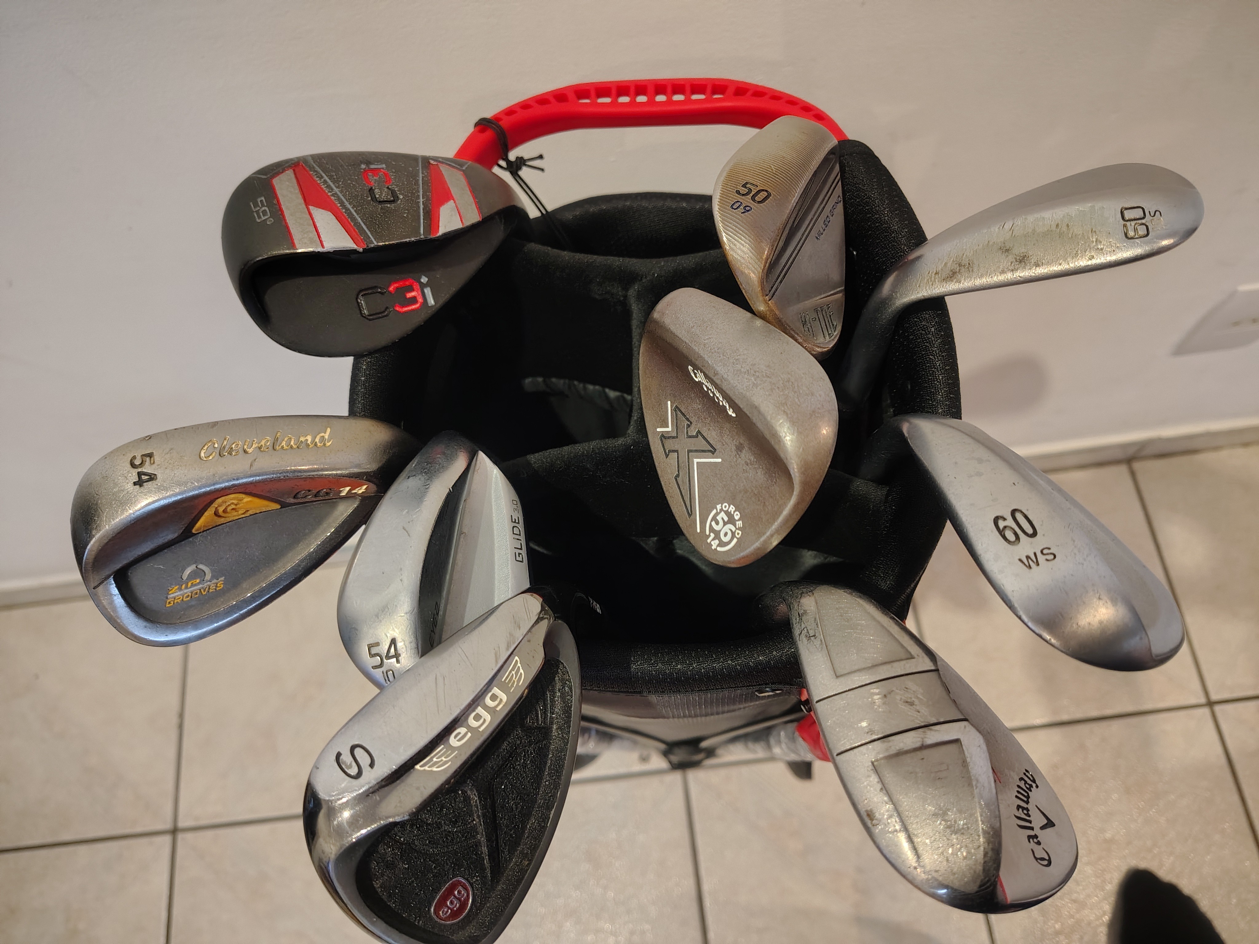Wedges de várias marcas e Graus